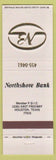 Matchbook Cover - Northshore Bank Houston TX