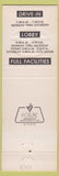 Matchbook Cover - Northshore Bank Houston TX