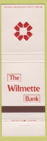 Matchbook Cover - The Wilmette Bank IL