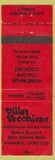 Matchbook Cover - Villa Vecchione Italian Restaurant Hyannis MA Cape Cod