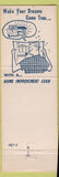 Matchbook Cover - Nas Alameda Credit Union military CA