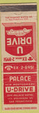 Matchbook Cover - Palace New Montgomery Rental Cars San Francisco CA 1948