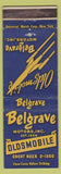 Matchbook Cover - Belgrave Oldsmobile Great Neck RI NY