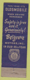 Matchbook Cover - Belgrave Oldsmobile Great Neck RI NY