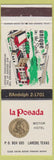 Matchbook Cover - La Posado Motor Hotel Laredo TX