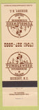 Matchbook Cover - Tumbleweed Steak House Saloon Hickory NC cactus