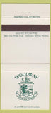 Matchbook Cover - Woodway Country Club Darien CT 30 Strike