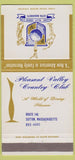 Matchbook Cover - Pleasant Valley Country Club Sutton MA 30 Strike