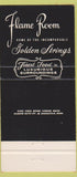 Matchbook Cover - Flame Room Radisson Hotel Minneapolis MN 30 Strike