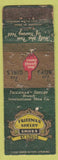 Matchbook Cover - Friedman Shelby Shoes POOR
