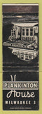 Matchbook Cover - Plankinton House Milwaukee WI WEAR
