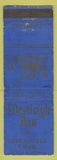 Matchbook Cover - Westleigh Inn Litchfield CT