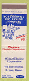Matchbook Cover - Wagner Electric Corp ST Louis MO