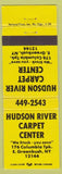 Matchbook Cover - Hudson River Carpet Center East Greenbush NY