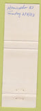 Matchbook Cover - Hudson River Carpet Center East Greenbush NY