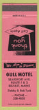 Matchbook Cover - Gull Motel Belfast ME