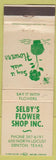 Matchbook Cover - Selby's Flower Shop Denton TX
