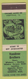 Matchbook Cover - Vandiver Bros Doors Corinth MS