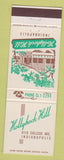 Matchbook Cover - Hollyhock Hill Indianapolis IN