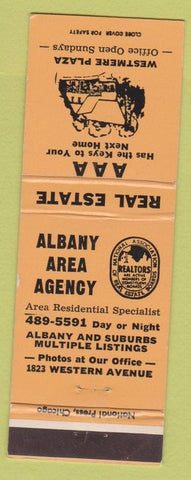 Matchbook Cover - Albany Area Agency Realtor Albany NY