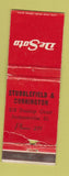 Matchbook Cover - DeSoto Cars Stubblefield Corrington Jackonville IL WEAR
