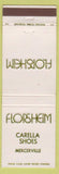 Matchbook Cover - Florsheim Shoes Carella Mercerville NJ