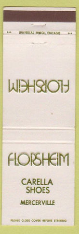 Matchbook Cover - Florsheim Shoes Carella Mercerville NJ