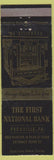Matchbook Cover - First National Bank Peckville PA
