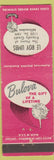 Matchbook Cover - Bulova Watches Milwaukee WI