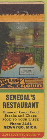 Matchbook Cover - Seneca's Restaurant Newaygo MI