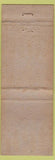 Matchbook Cover - Range Court Spearfish SD WORN STAINED