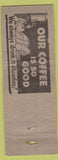 Matchbook Cover - Sunnyside Cafe Dodge City KS pinup