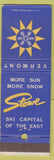 Matchbook Cover - Stower VT Ski Capital of the East