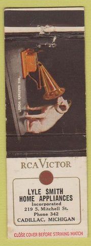 Matchbook Cover - RCA Victor Lyle Smith Appliance Cadillac MI
