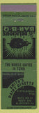Matchbook Cover - Smith's Dairy Dinette Allentown PA green