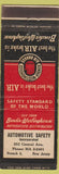 Matchbook Cover - Bendix Brakes Newark NJ