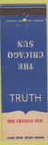 Matchbook Cover - Matchbook Cover Chicago Sun Newspaper IL