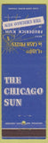 Matchbook Cover - The Chicago Sun Newspaper Frederick Kuh IL