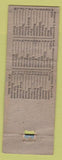 Matchbook Cover - Ray's Grocery Tacoma WA WORN
