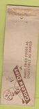 Matchbook Cover - Golden Dipt Breading St Louis MO