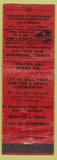 Matchbook Cover - Sewell Thompson Used Cars Springfield MO WORN