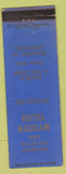 Matchbook Cover - Hotel Haddam Cleveland OH