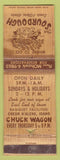Matchbook Cover - The Sourdough Coeur D Alene ID STAINED
