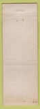 Matchbook Cover - Traverse Bay Blanket Co Traverse City MI