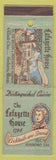 Matchbook Cover - The Lafayette House Foxboro MA
