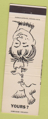 Matchbook Cover - 2 Poles Barber Shop Chicago IL