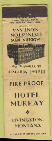 Matchbook Cover - Hotel Murray Livingston MT WEAR