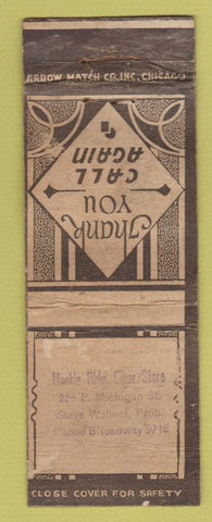 Matchbook Cover - Mackie Building Cigar Co Milwaukee WI STAMPED WORN