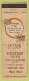 Matchbook Cover - Hostess Cafe Frankfort MI
