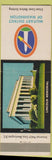 Matchbook Cover - Military District of Washington DC Abraham Lincoln Memorial